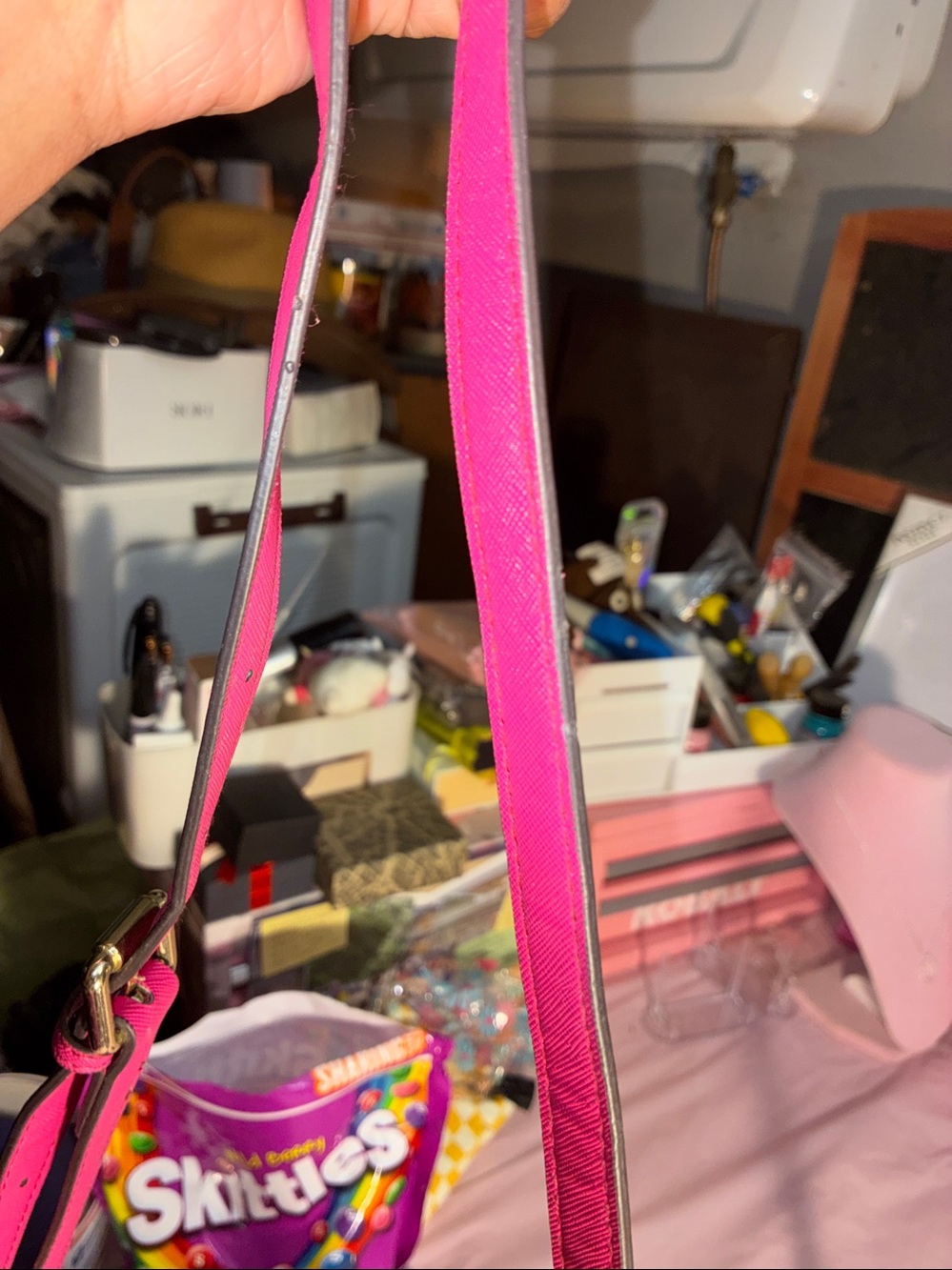 Kate Spade Hot Pink Crossbody with Gold Hardware - Picture 5 of 11